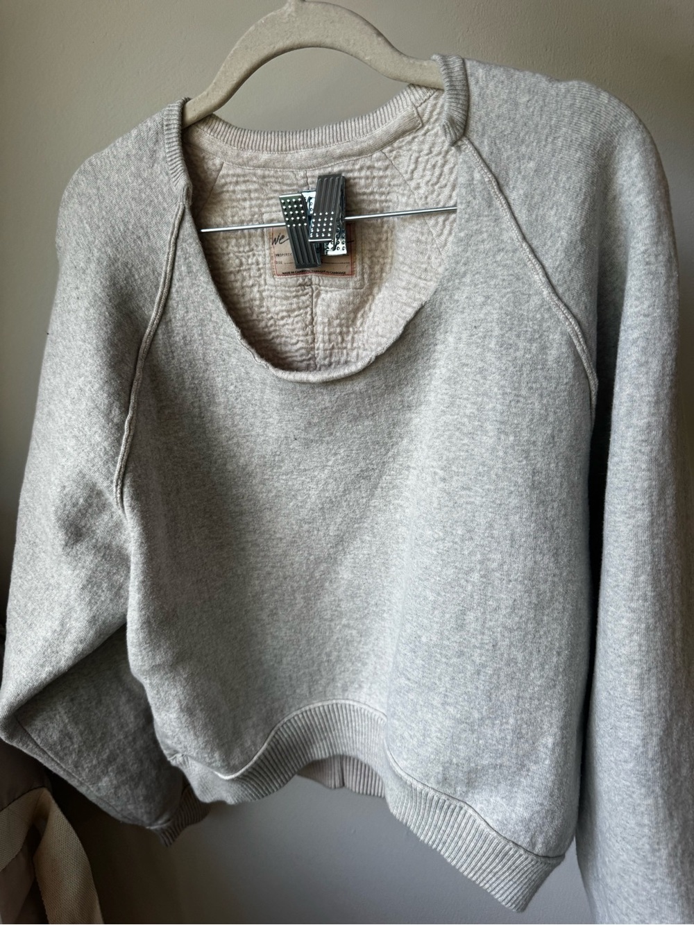 We The Free Cream Crewneck Pullover
